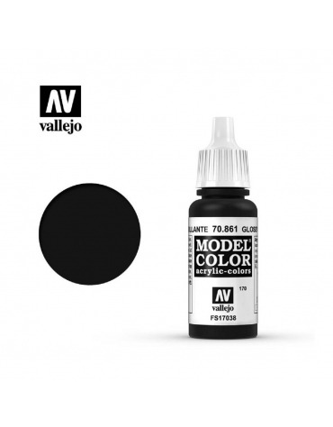 Acrilico Model Color - Negro Brillante  MC29551708616  Vallejo