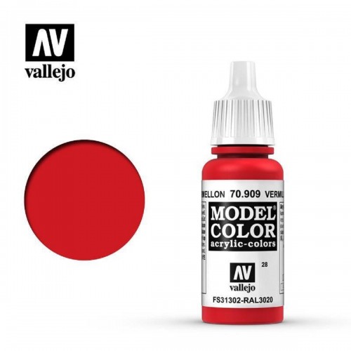 Acrílico Model Color - Bermellón Mate  MC29551709095  Vallejo