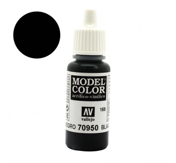 Acrílico Model Color - Negro Mate 70950 Vallejo Vallejo