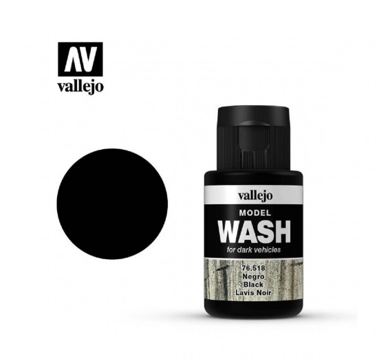 Lavado Color Wash - Negro WA29551765183  Vallejo