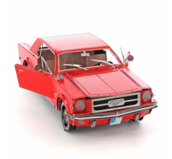 Ford Mustang 1965 Rojo KI-MMS056C570  Metal Earth