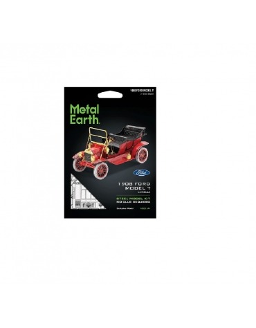Ford T 1908 Rojo KI-MMS051C532  Metal Earth