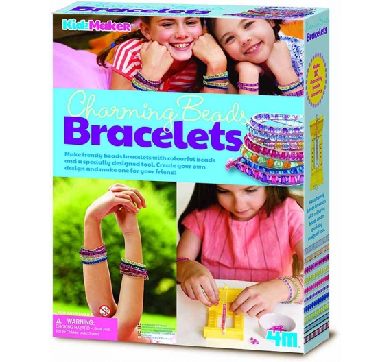 Kit Para Hacer Brazaletes/ KidzMaker Charming Bead Bracelet 00-04751 4M Kit Para Hacer Brazaletes/ KidzMaker Charming Bead Bracelet 00-04751 4M