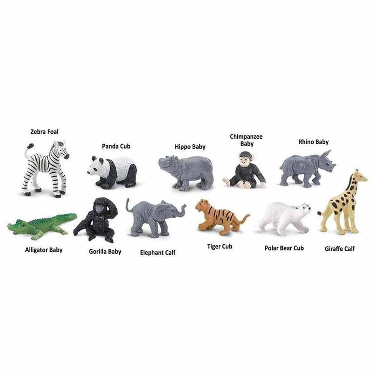 Figuras Coleccionables Animales Salvajes Zoologico