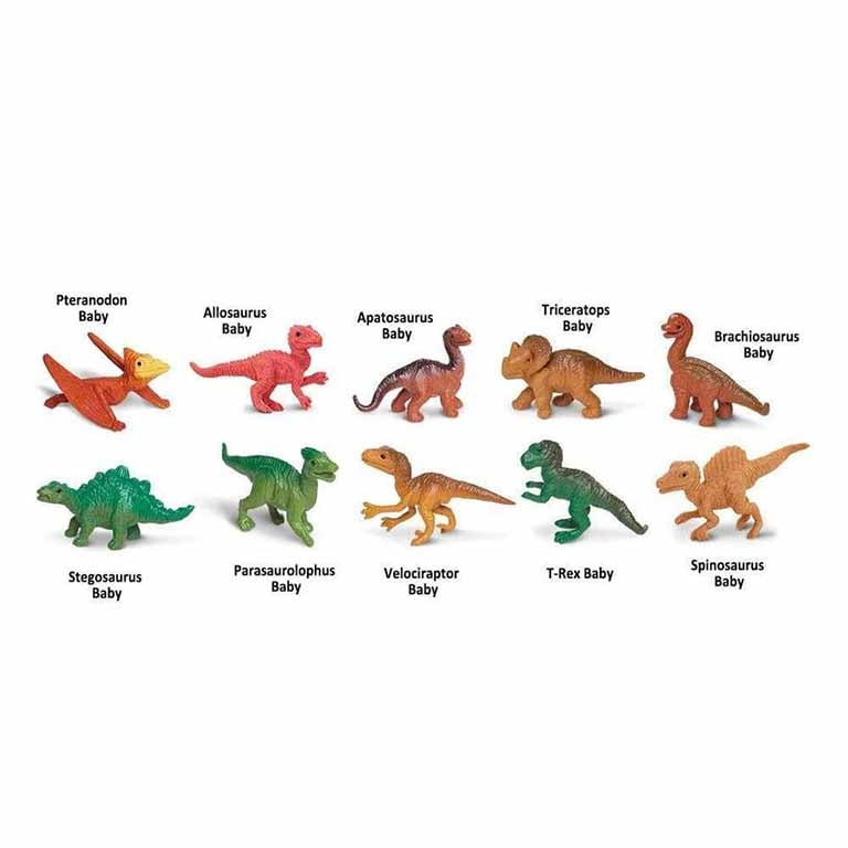 Figuras Coleccionables Dinosaurios Bebe