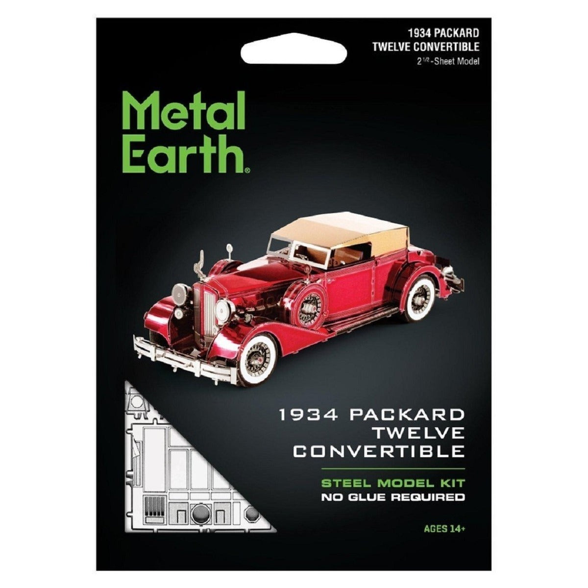 Carro 1934 Packard Twelve Convertible - Para Armar