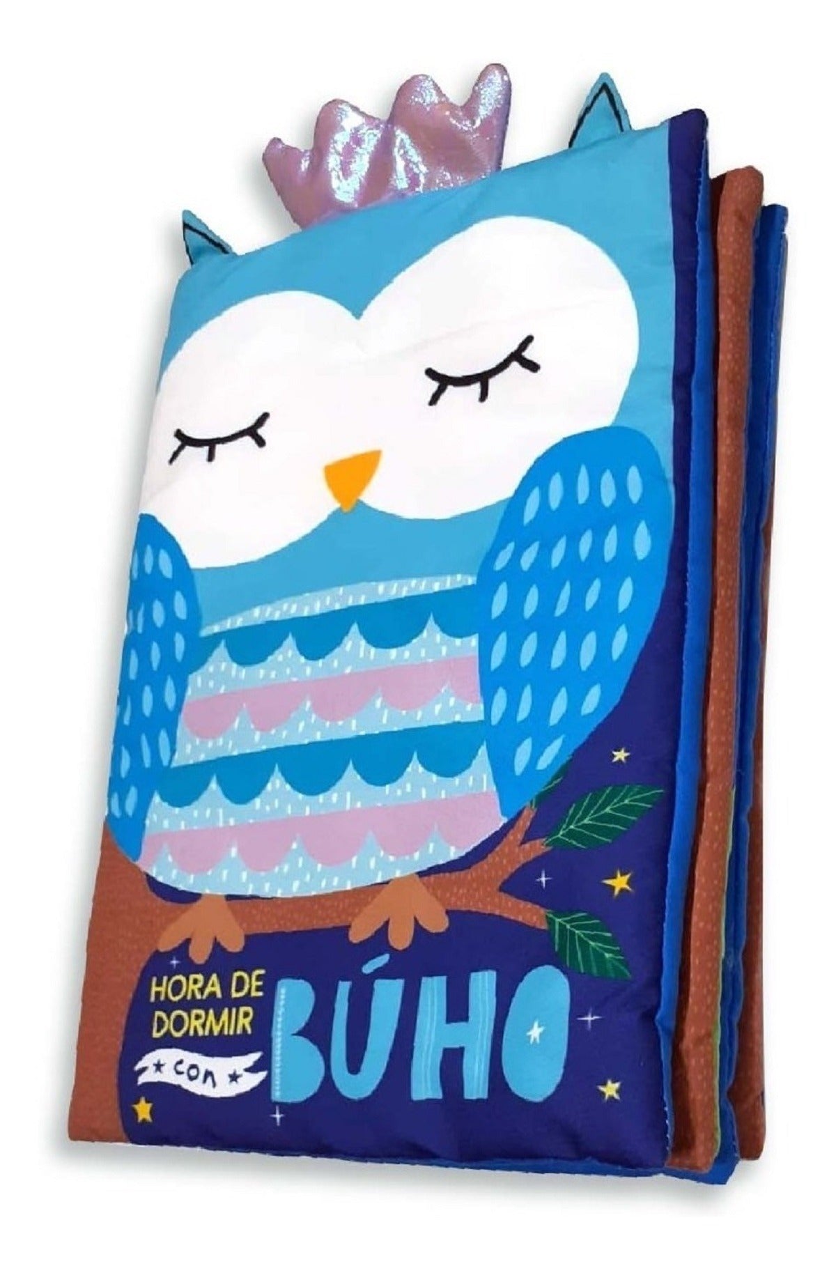 Hora de Dormir con Búho – Libro Almohada