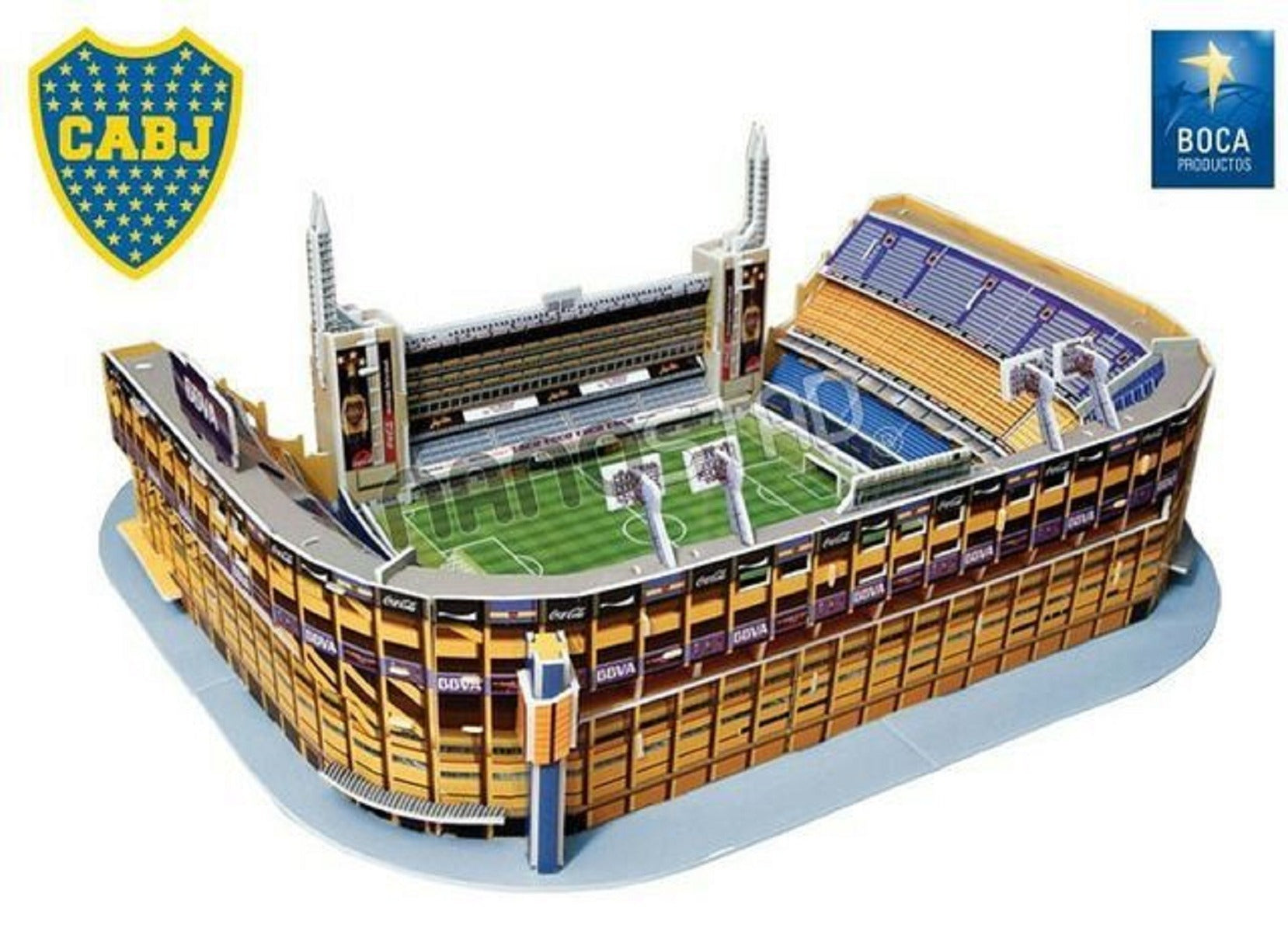 Rompecabezas Estadio Bombonera (Boca Juniors) 3d Nanostad