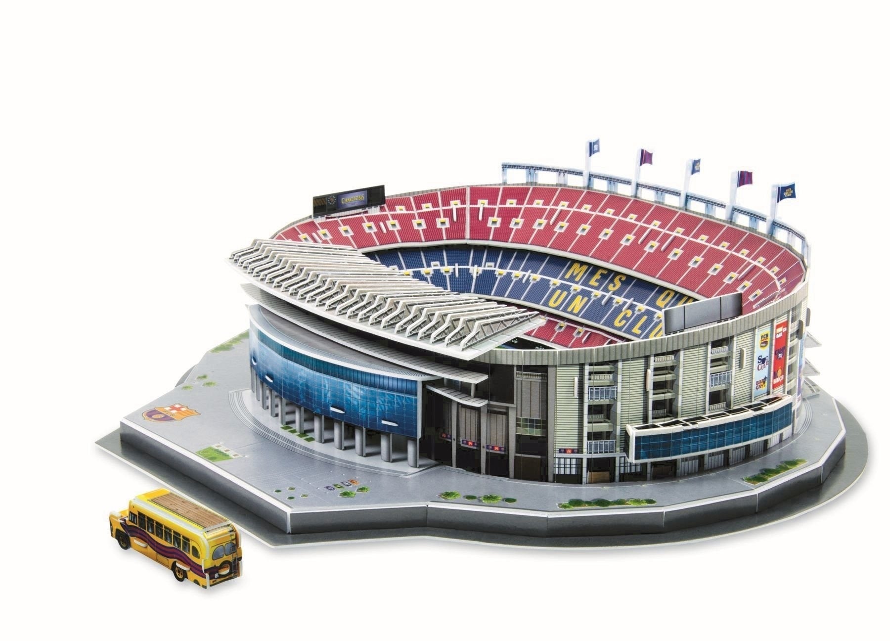 Rompecabezas Camp Nou (fútbol Club Barcelona) - 3d Nanostad