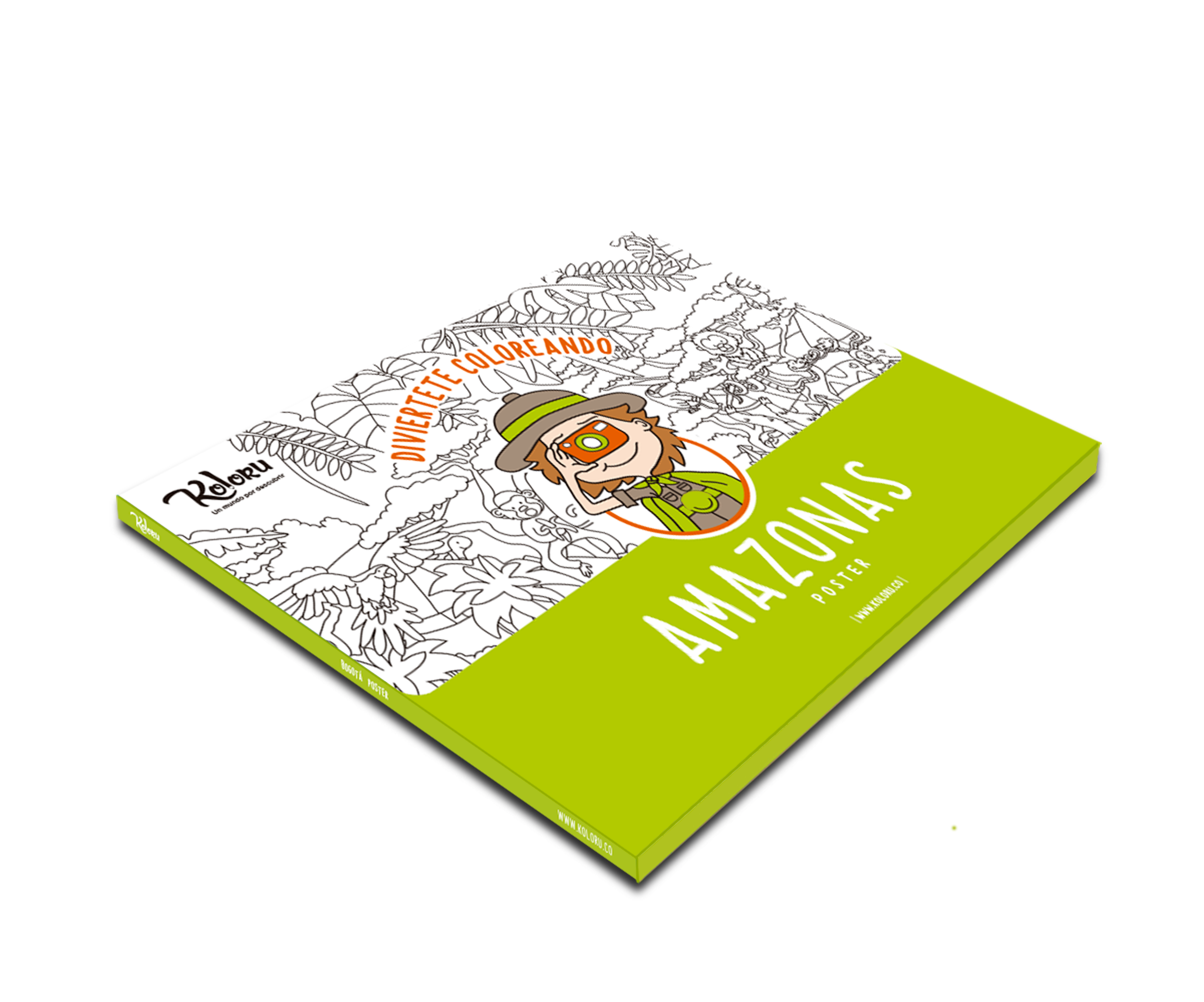 GRAN PROMO Poster Amazonas con stickers + colores