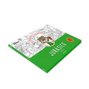 GRAN PROMO Poster Jurásico con stickers + colores