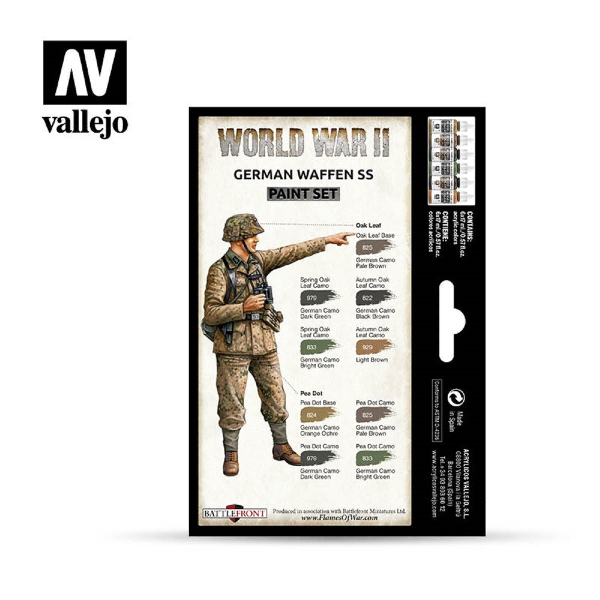 Model Color Set - WWII German Waffen SS