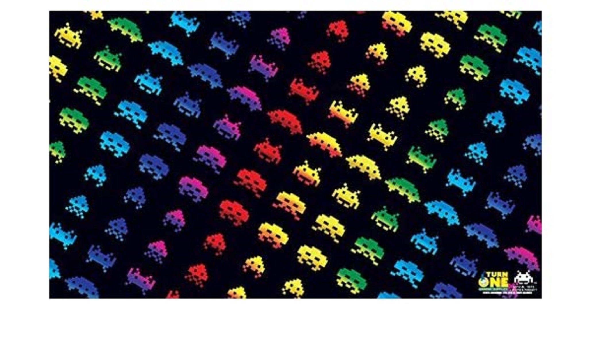 Tapete de Juego - Space Invaders Rainbow Attack