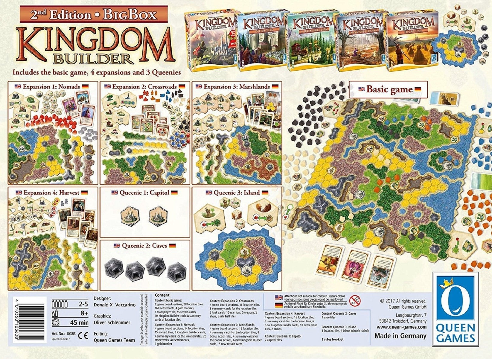 Kingdom Builder Big Box 2nd Edition