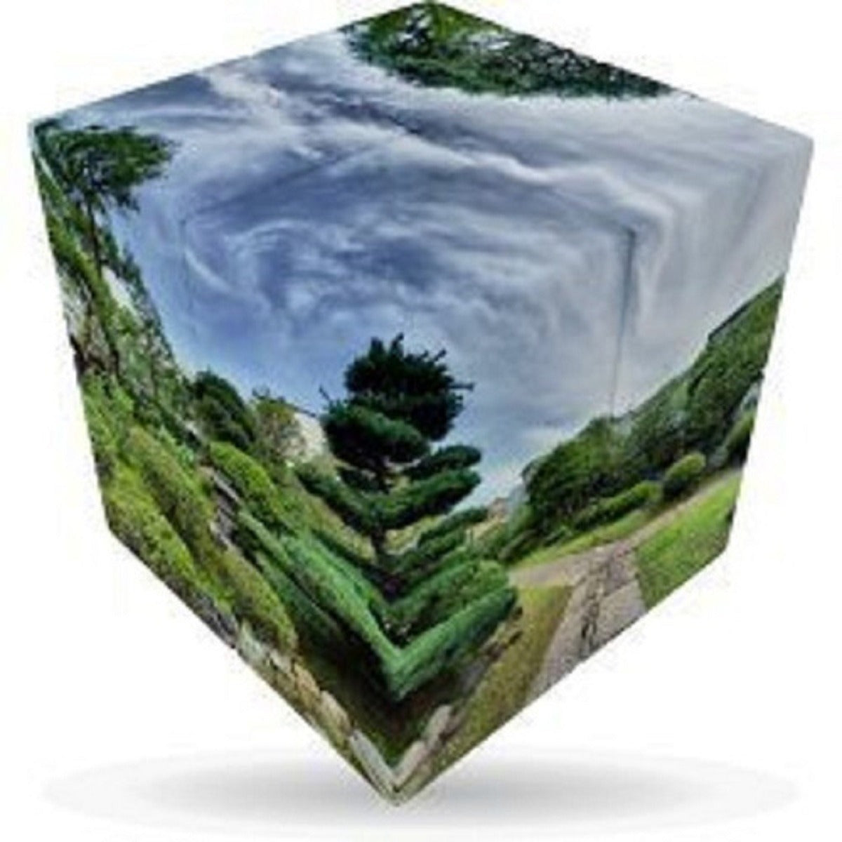 Cubo Tipo Rubik Japanese Garden Flat