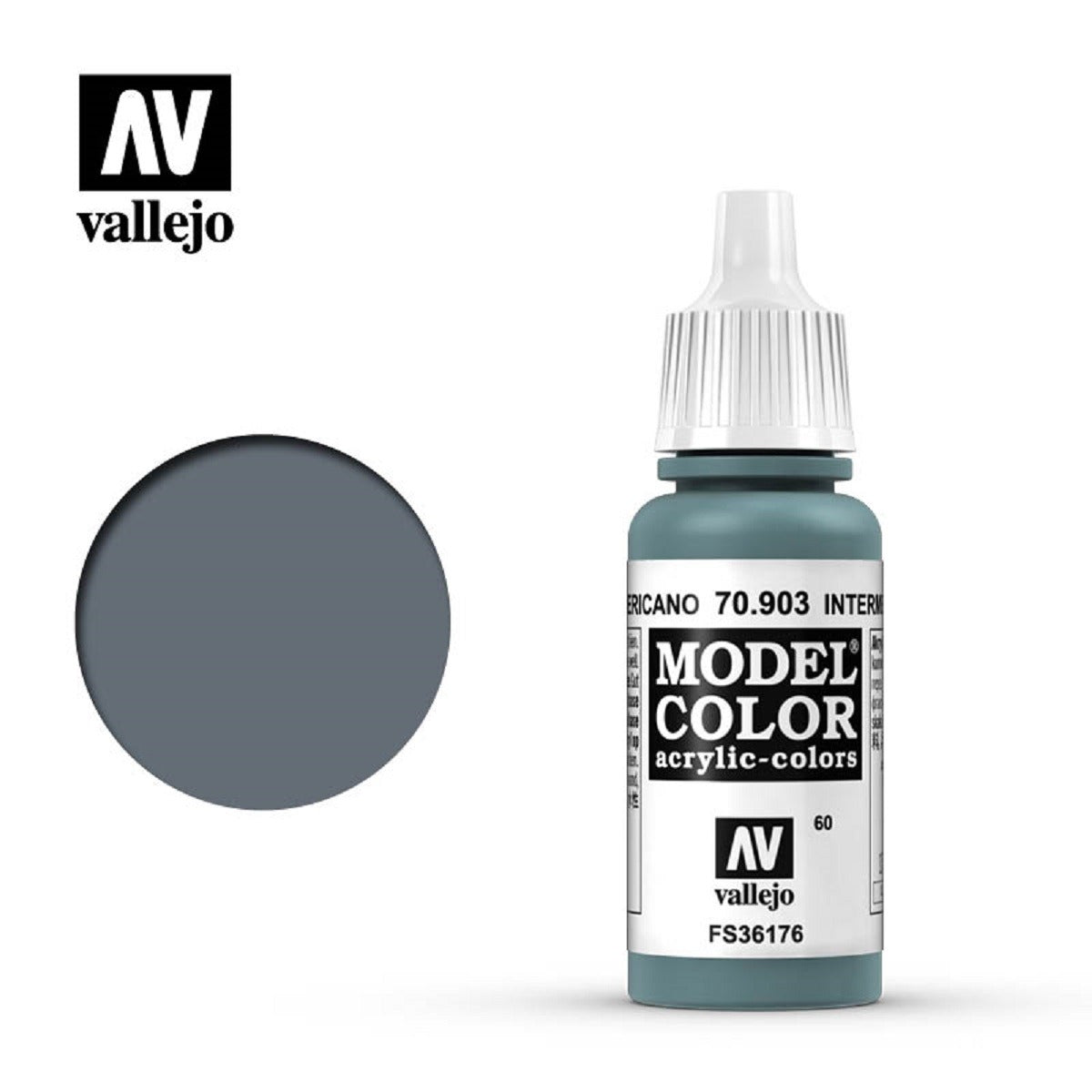 Acrilico Model Color - Azul Americano