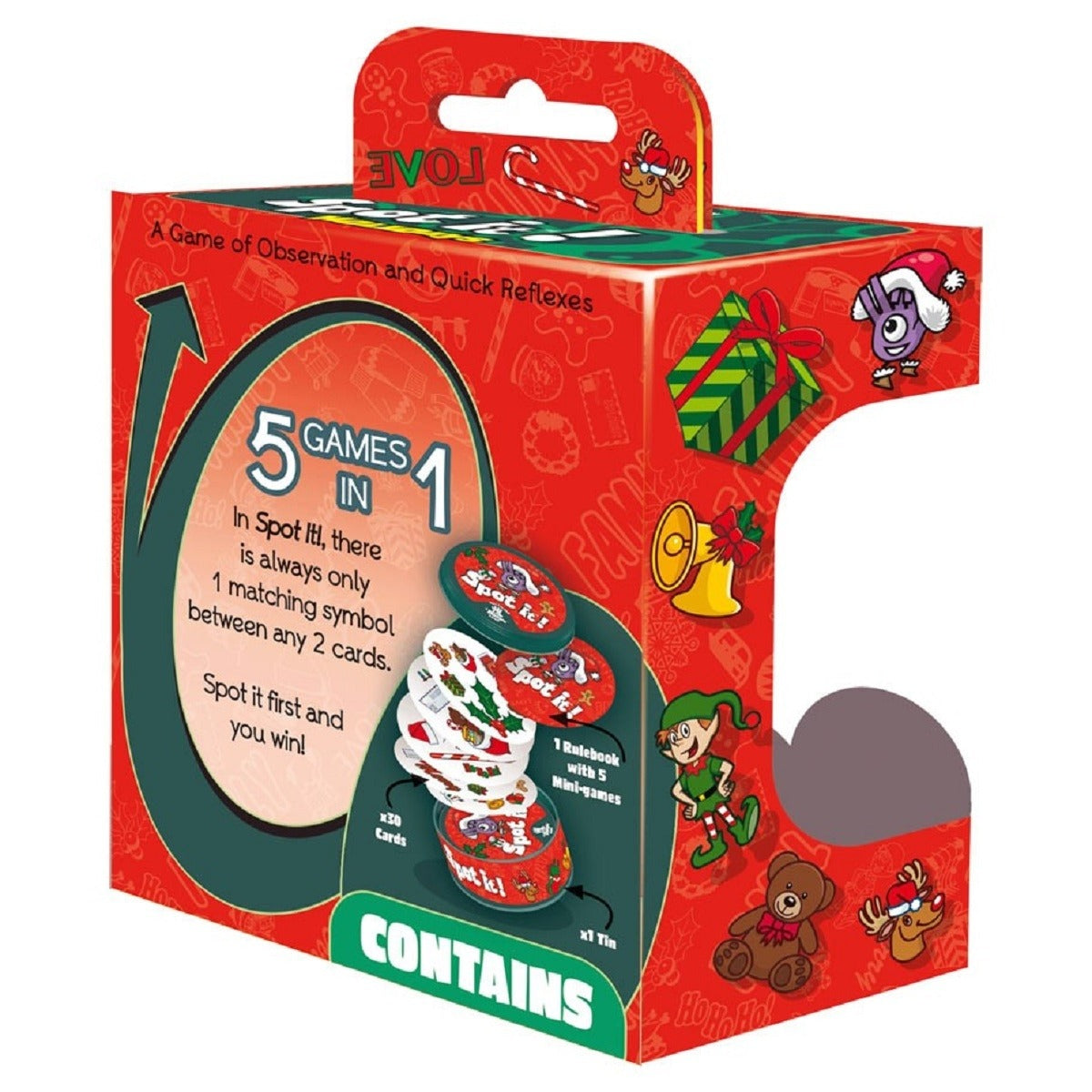 Dobble Spot It!: Holiday Small Tin