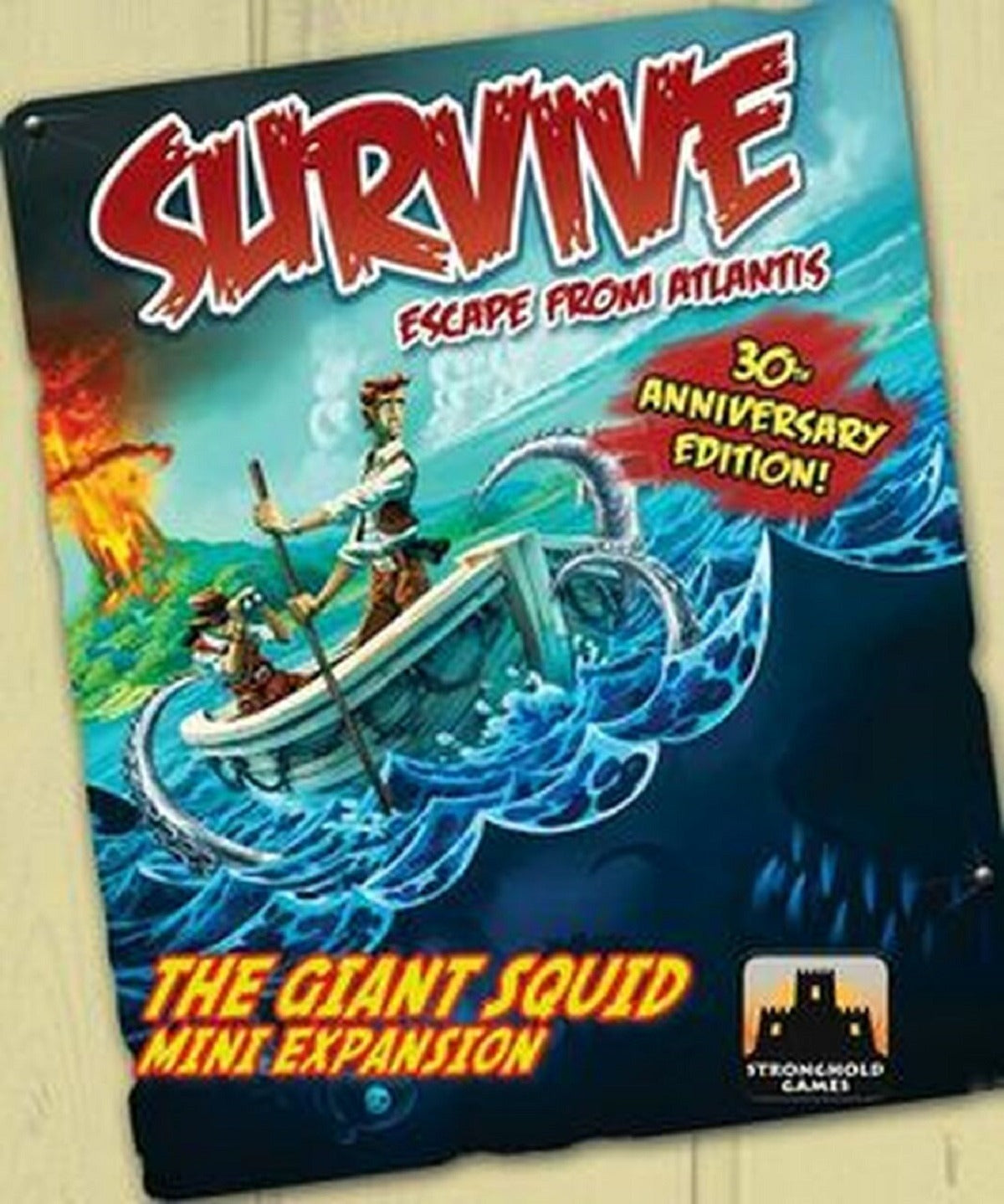 Survive: Escape From Atlantis! The Giant Squid Mini Expansion