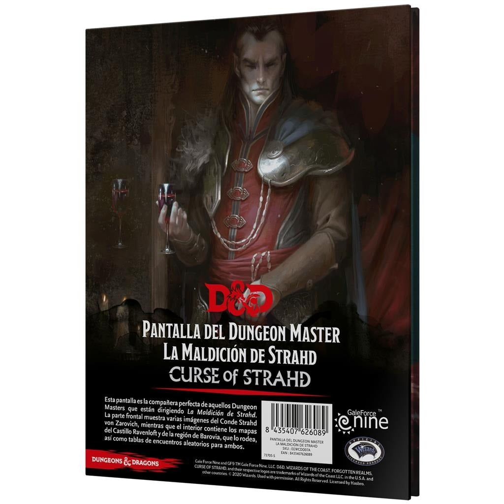 D&D: Pantalla del Dungeon Master La Maldición de Strahd