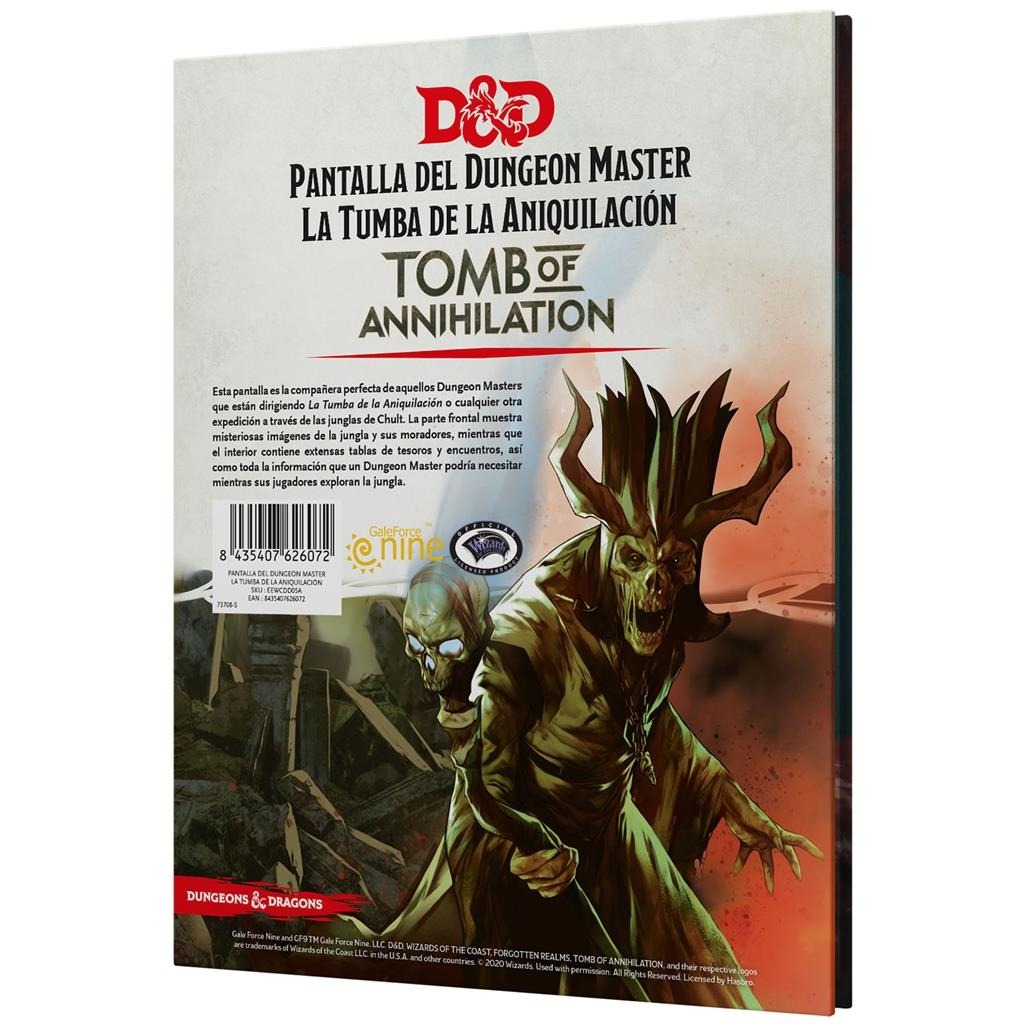 D&D: Pantalla del Dungeon Master La Tumba de la Aniquilación