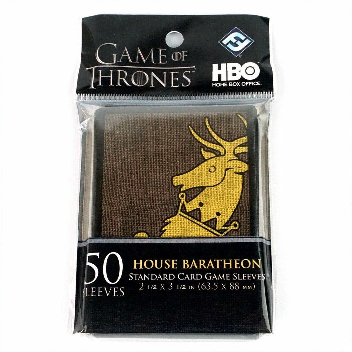 Fundas 63.5x88 mm - Estándar x 50 - Game Of Thrones Casa Baratheon