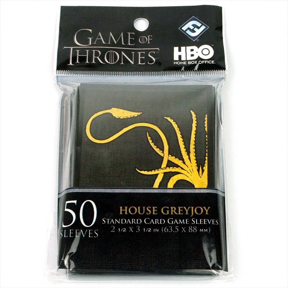 Fundas 63.5x88 mm - Estándar x 50 - Game Of Thrones Casa Greyjoy