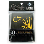 Fundas 63.5x88 mm - Estándar x 50 - Game Of Thrones Casa Greyjoy