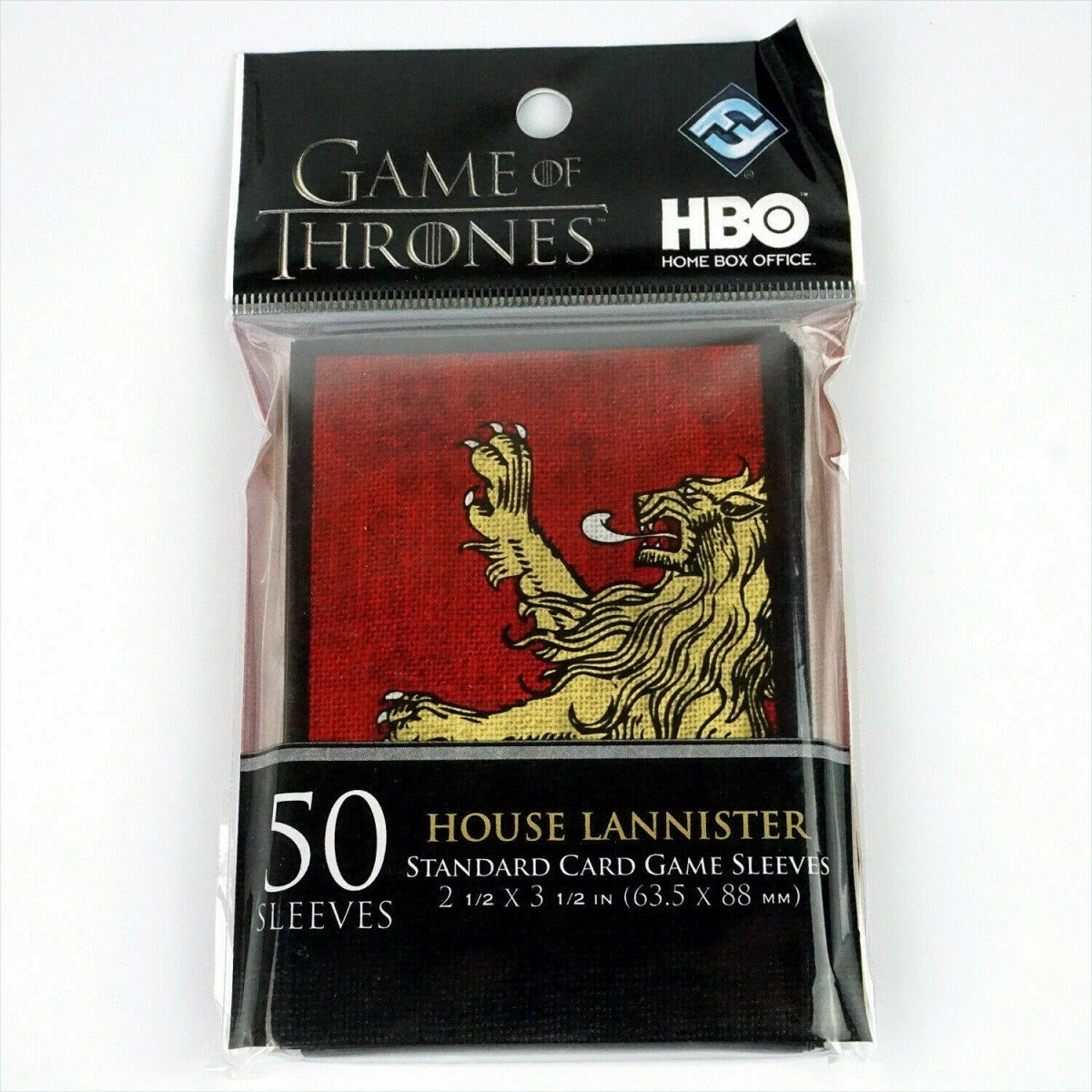 Fundas 63.5x88 mm - Estándar x 50 - Game Of Thrones Casa Lannister