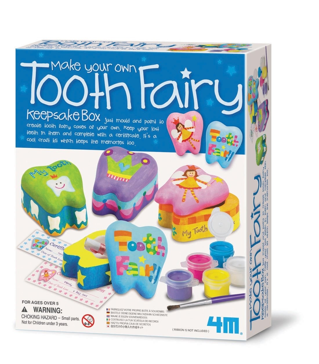 Haga Su Propia Caja De Hada De Los Dientes - 4m Manualidades