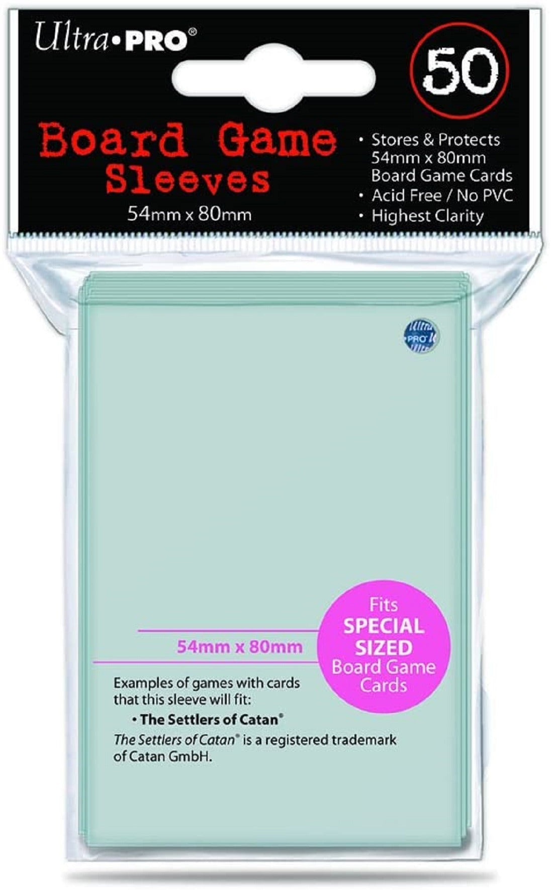 Fundas 54x80 mm - Special x 50 - Transparentes