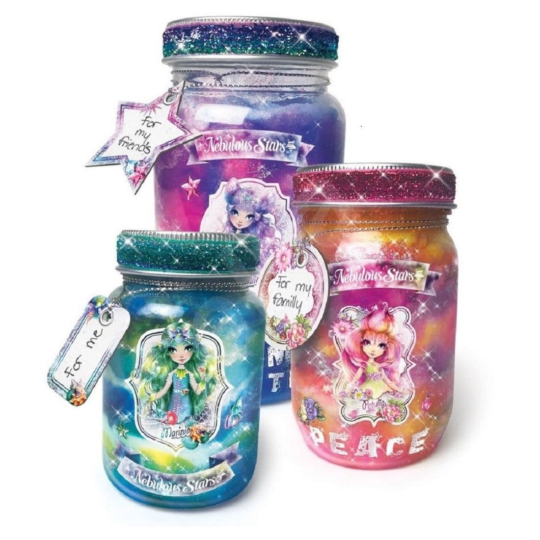 Kit de Manualidades Jarros de Deseos Galaxias