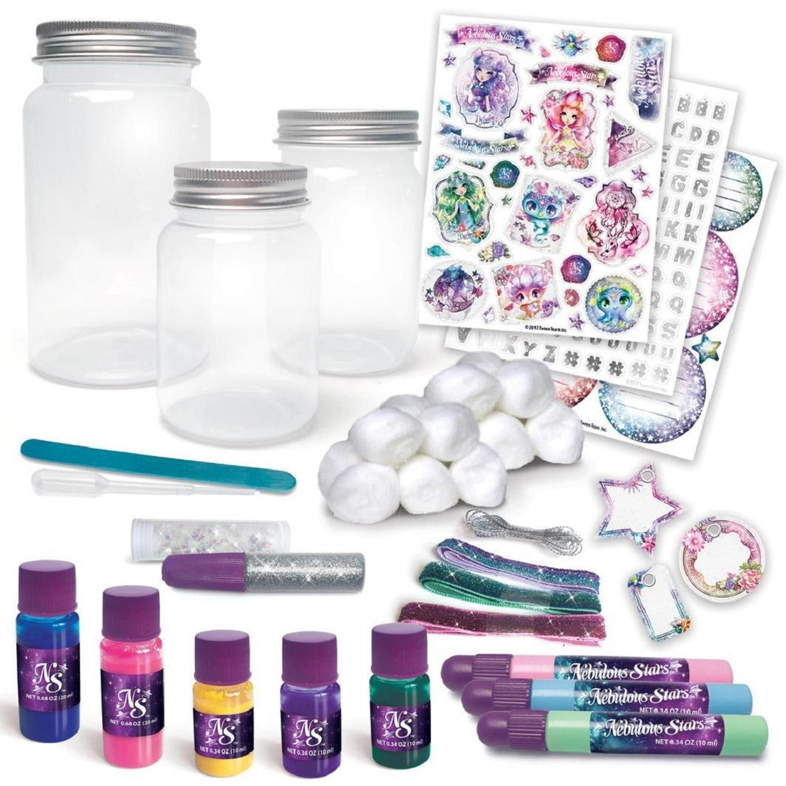 Kit de Manualidades Jarros de Deseos Galaxias