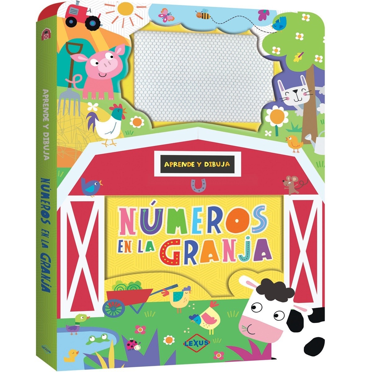Aprende y Dibuja: Números en la Granja