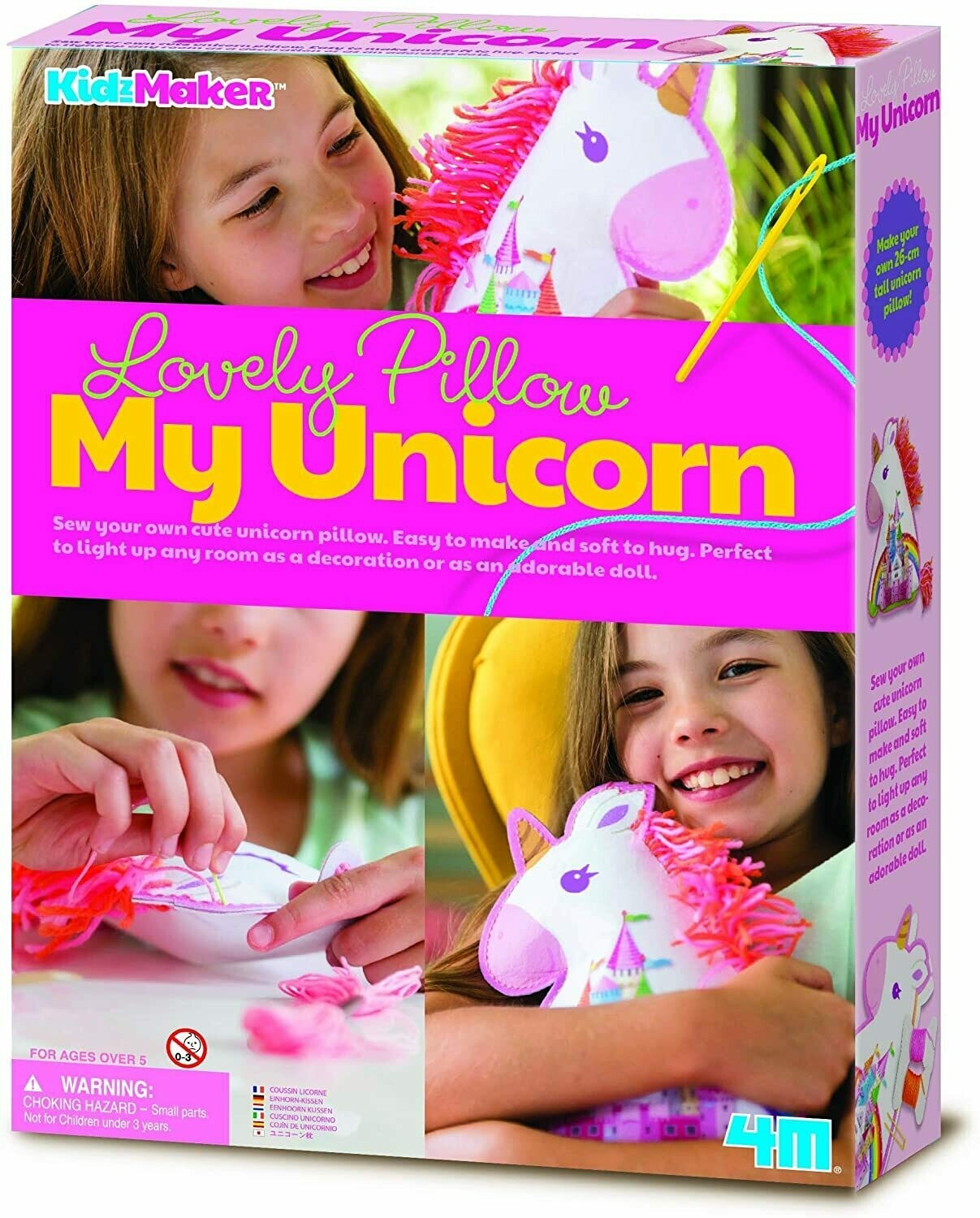 Kit de Manualidades Crea tu Almohada de Unicornio