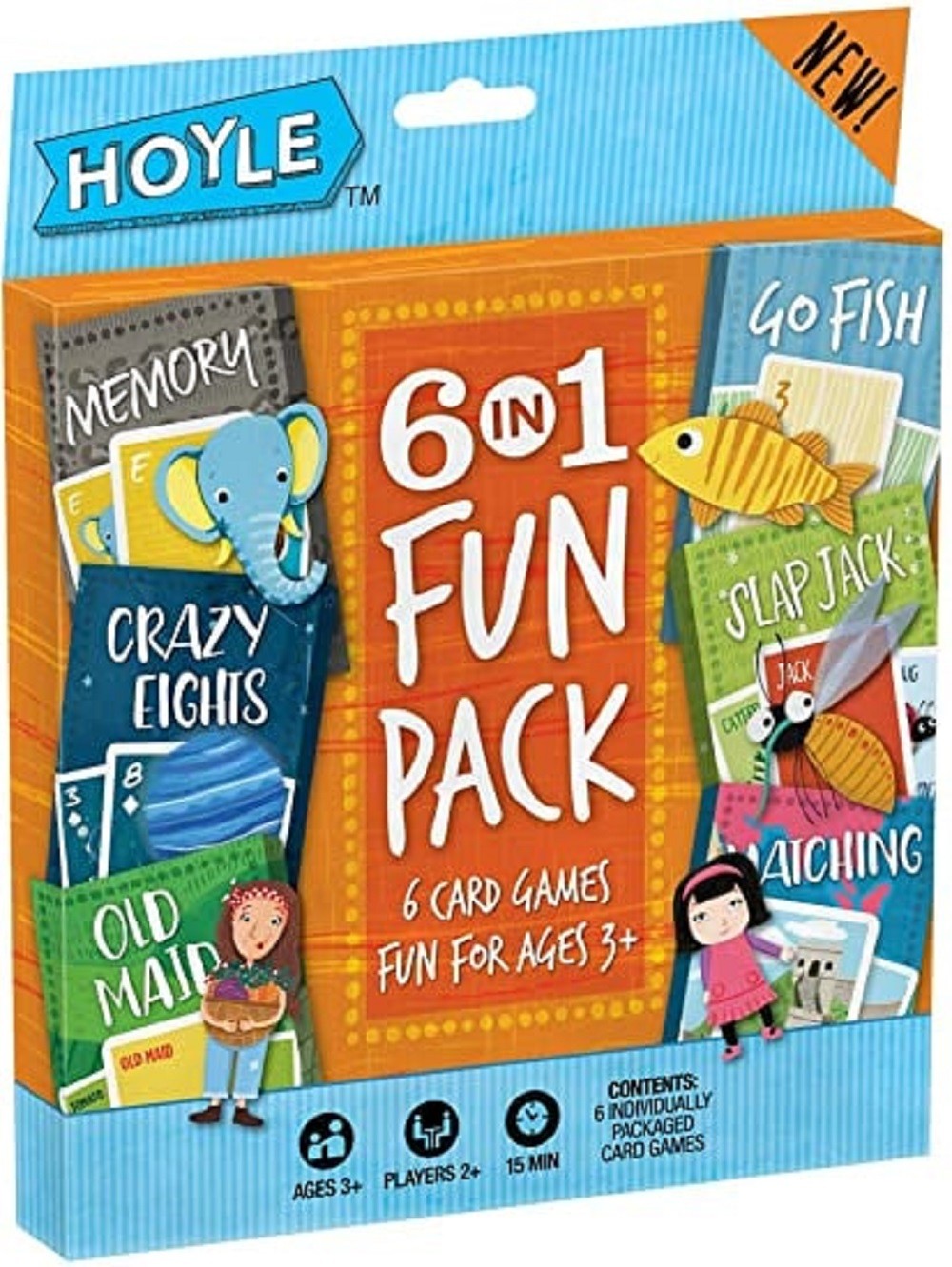 Bicycle: Fun Pack 6 En 1 De Kid - Juegos De Cartas