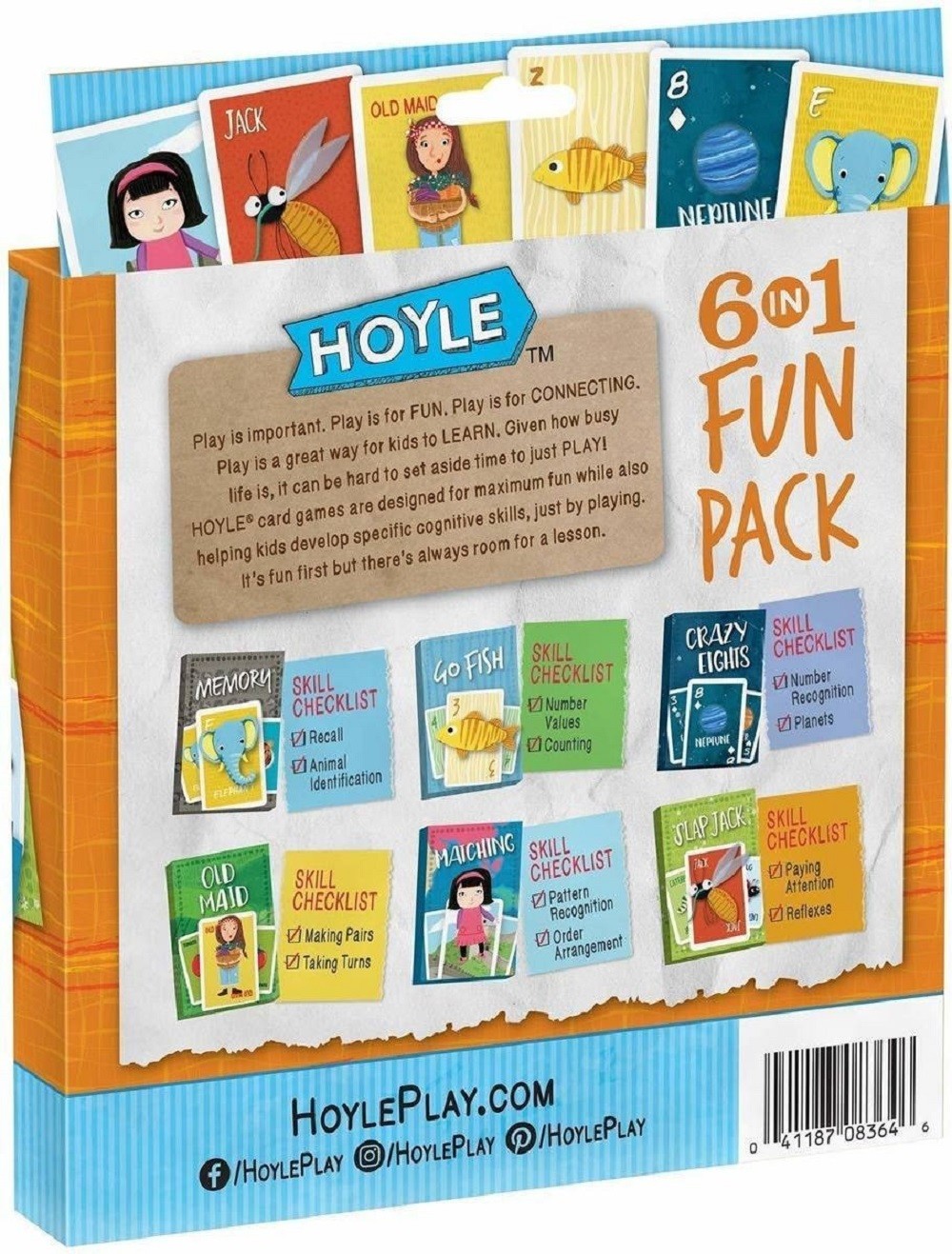 Bicycle: Fun Pack 6 En 1 De Kid - Juegos De Cartas