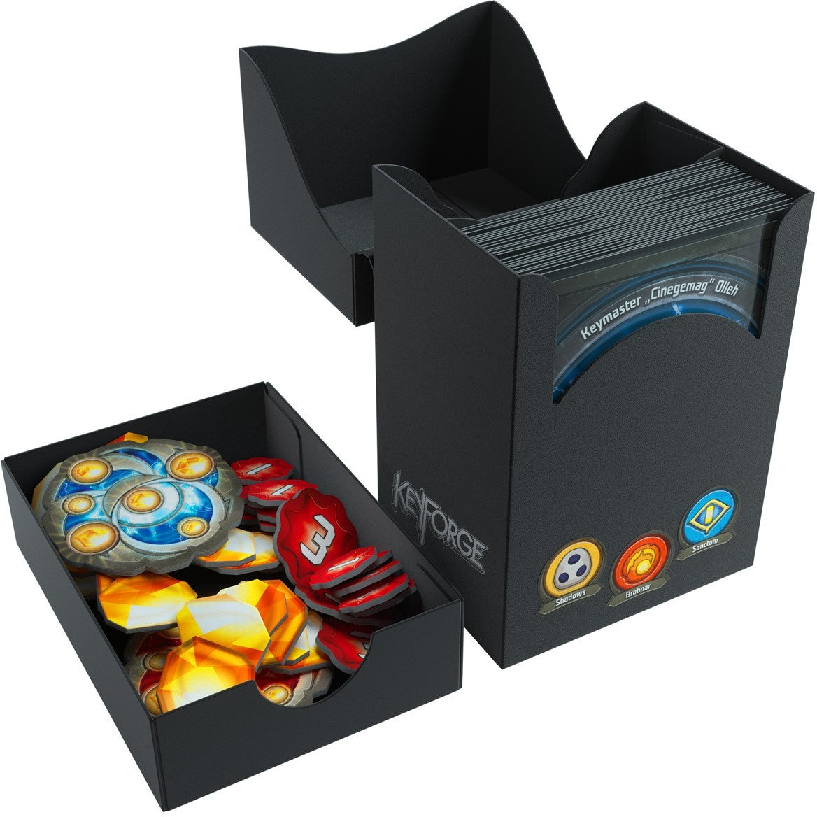Deck Box - Keyforge - Gemini Black