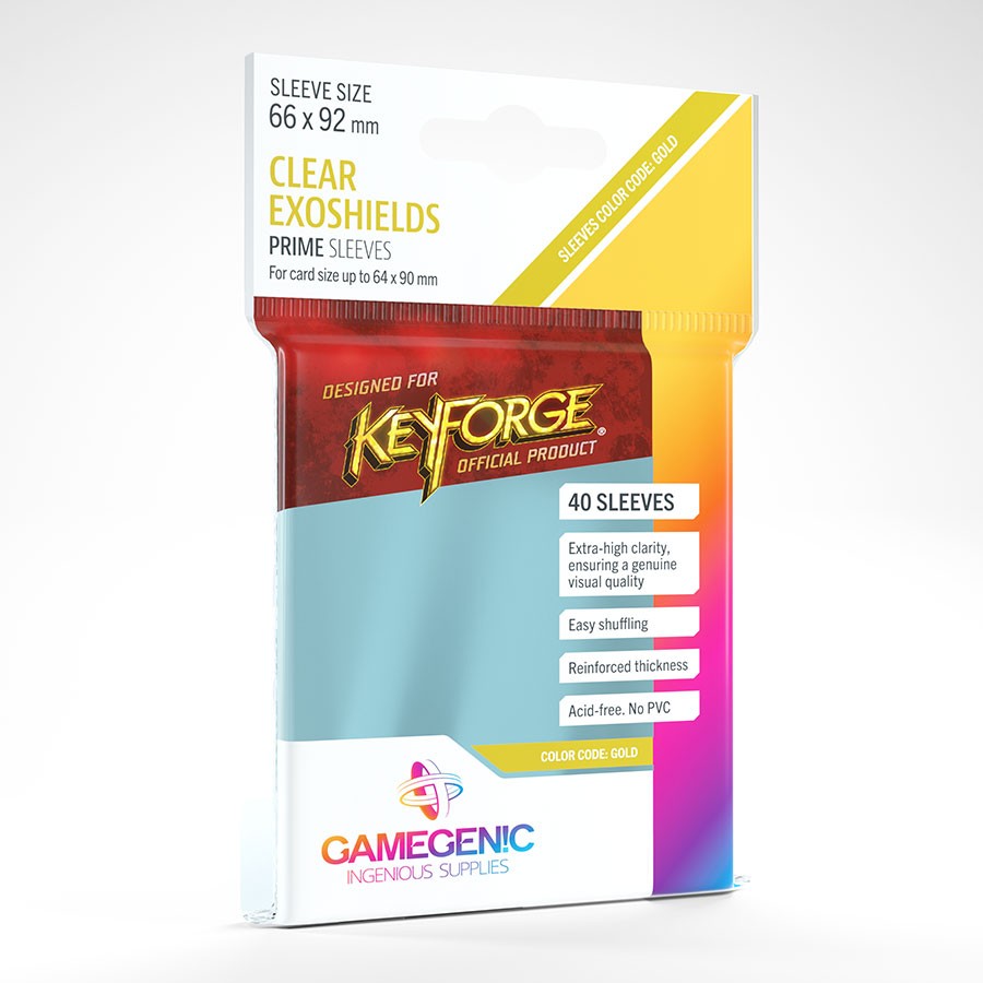 Fundas 66x92 mm - Estándar x 40 - Prime KeyForge