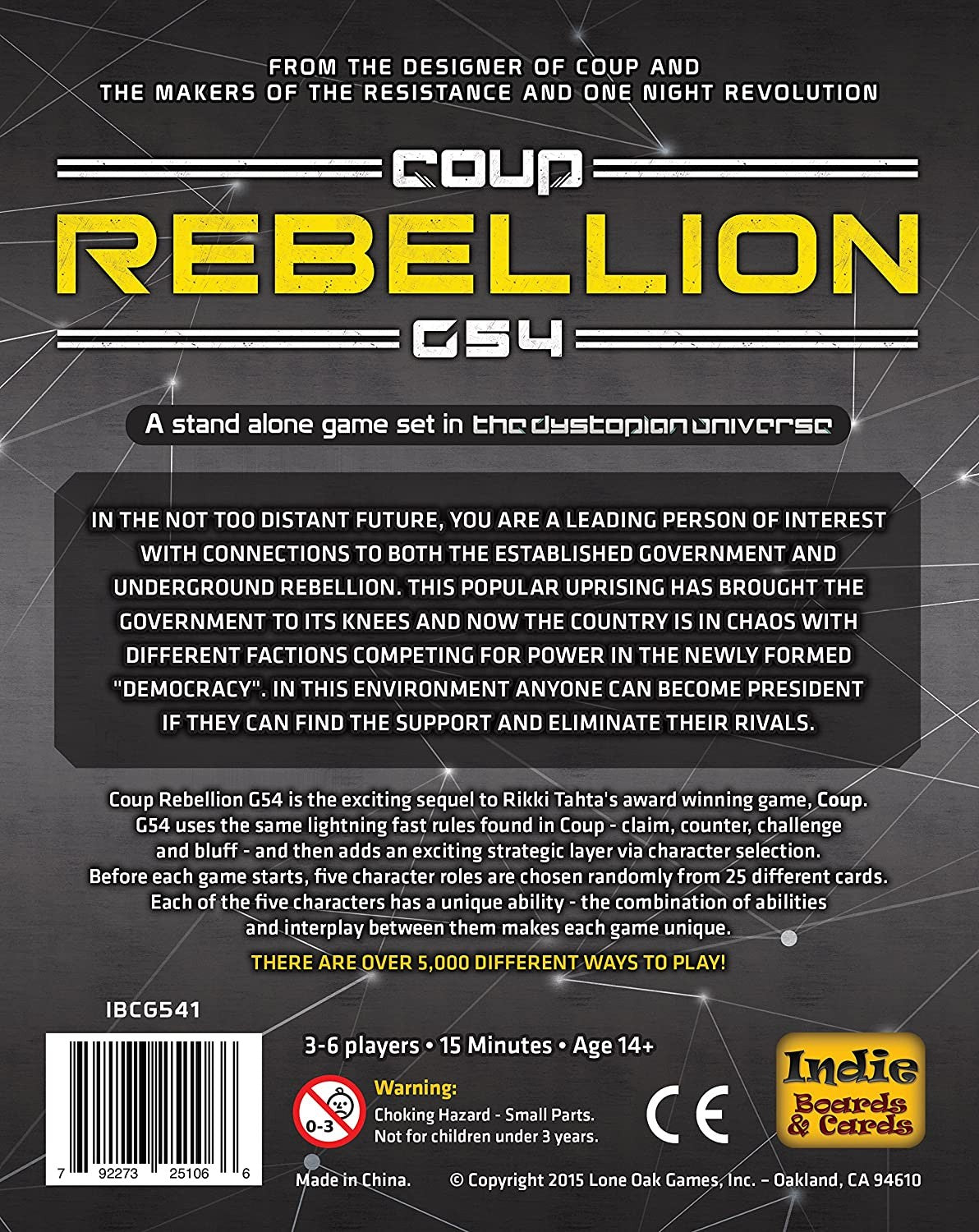 Coup Rebellion G54