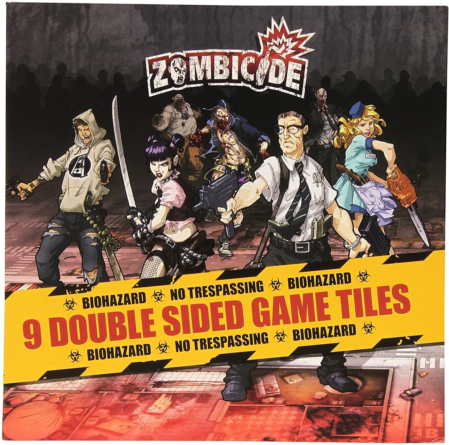 Zombicide: 9 Double Sided Game Tiles