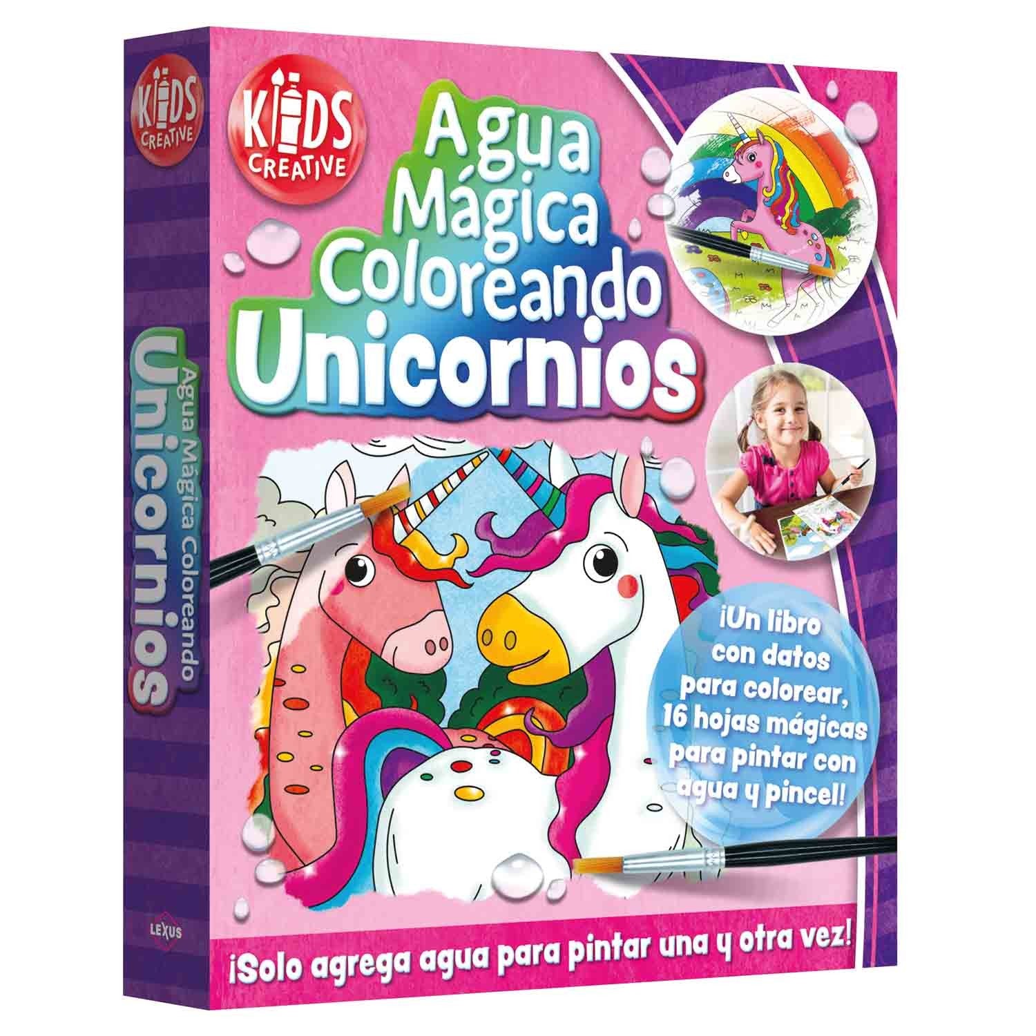 Libro Agua Mágica Coloreando Unicornios