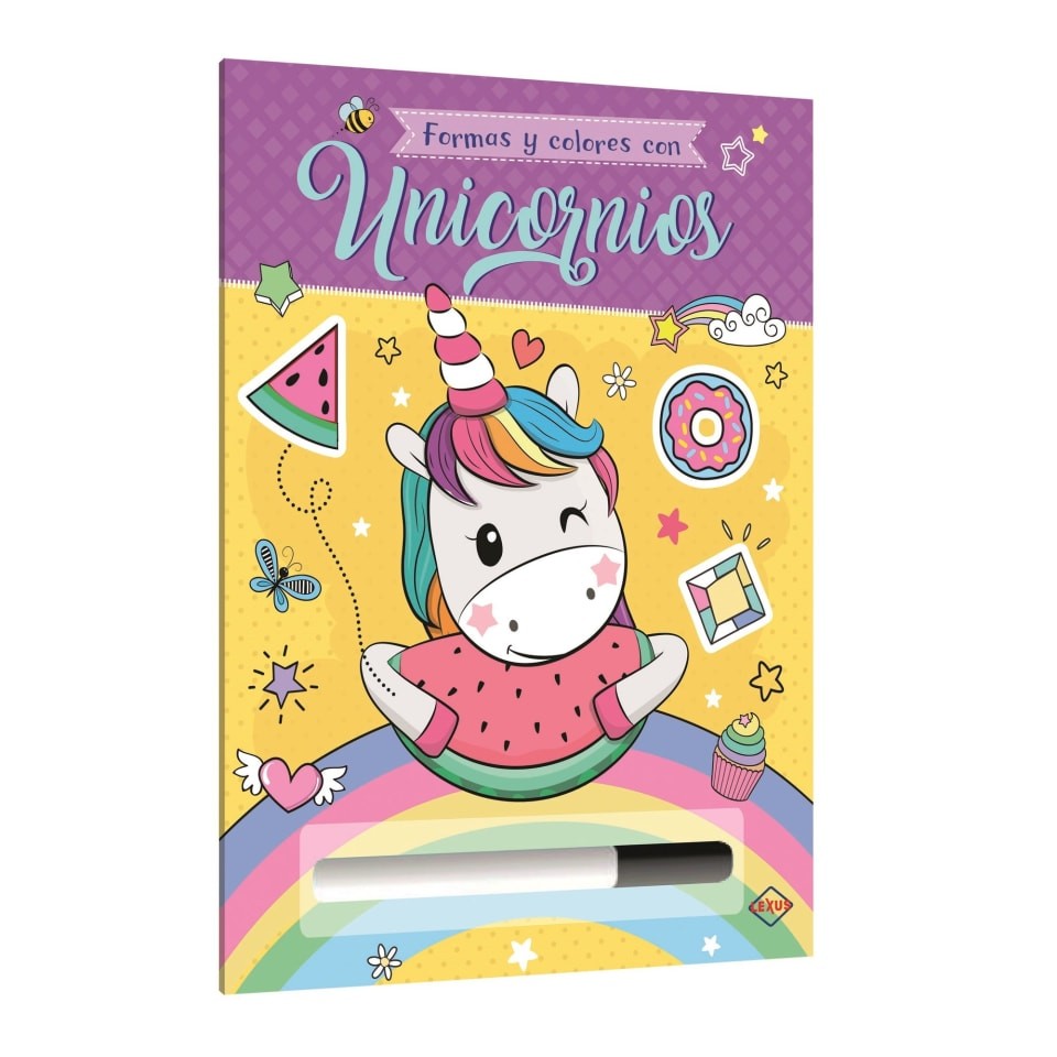Formas y Colores con Unicornios + Plumón