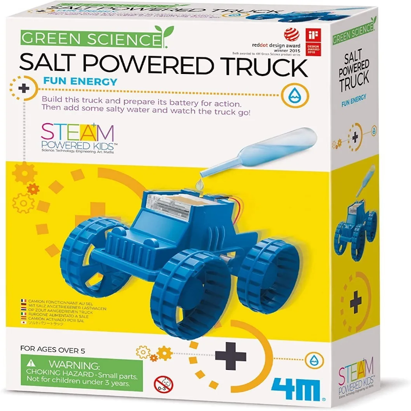 4M Green Science - Kit de camión con Agua salada