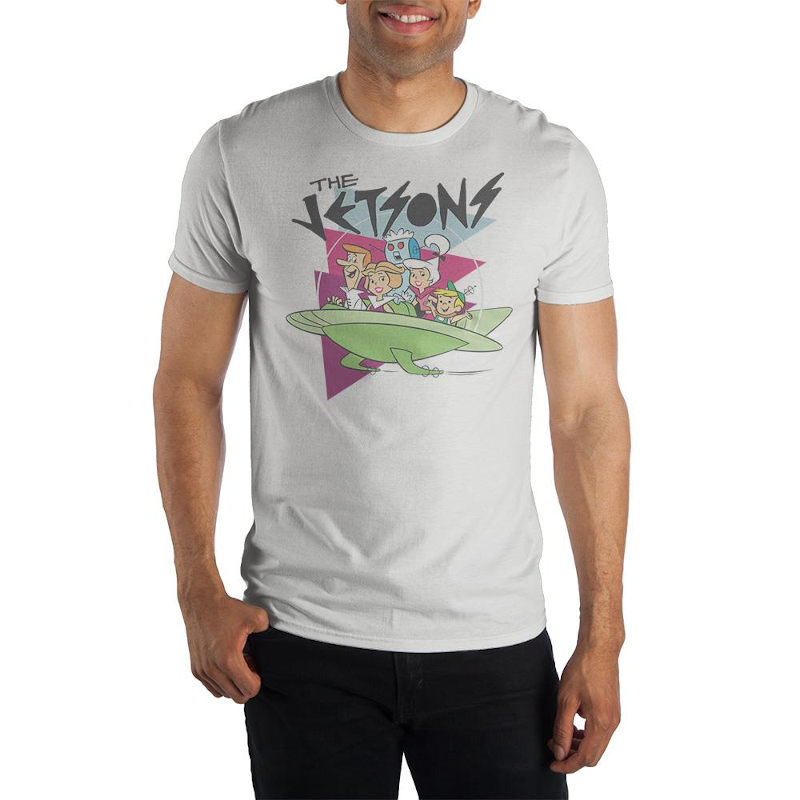 Camiseta Los Supersónicos (Jetsons) Hombre Blanca Tee M