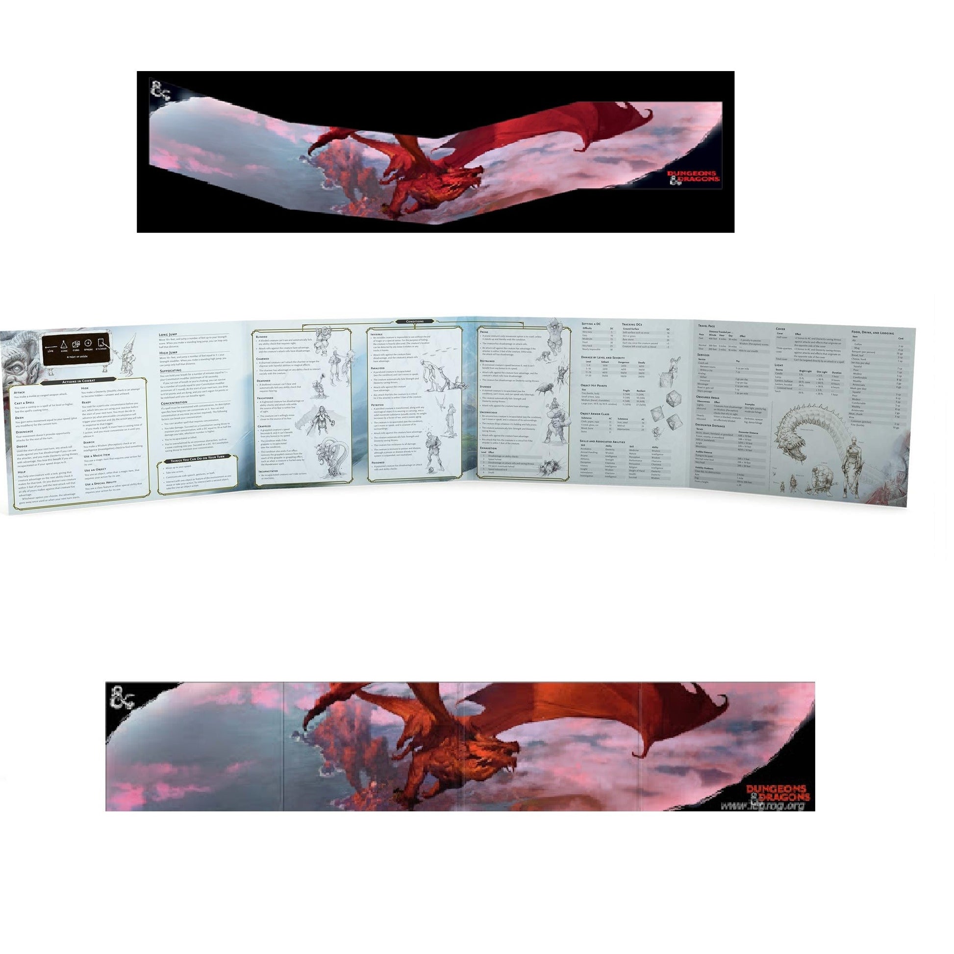 Dungeons and Dragons Dungeons Master´s Screen Reincarnated