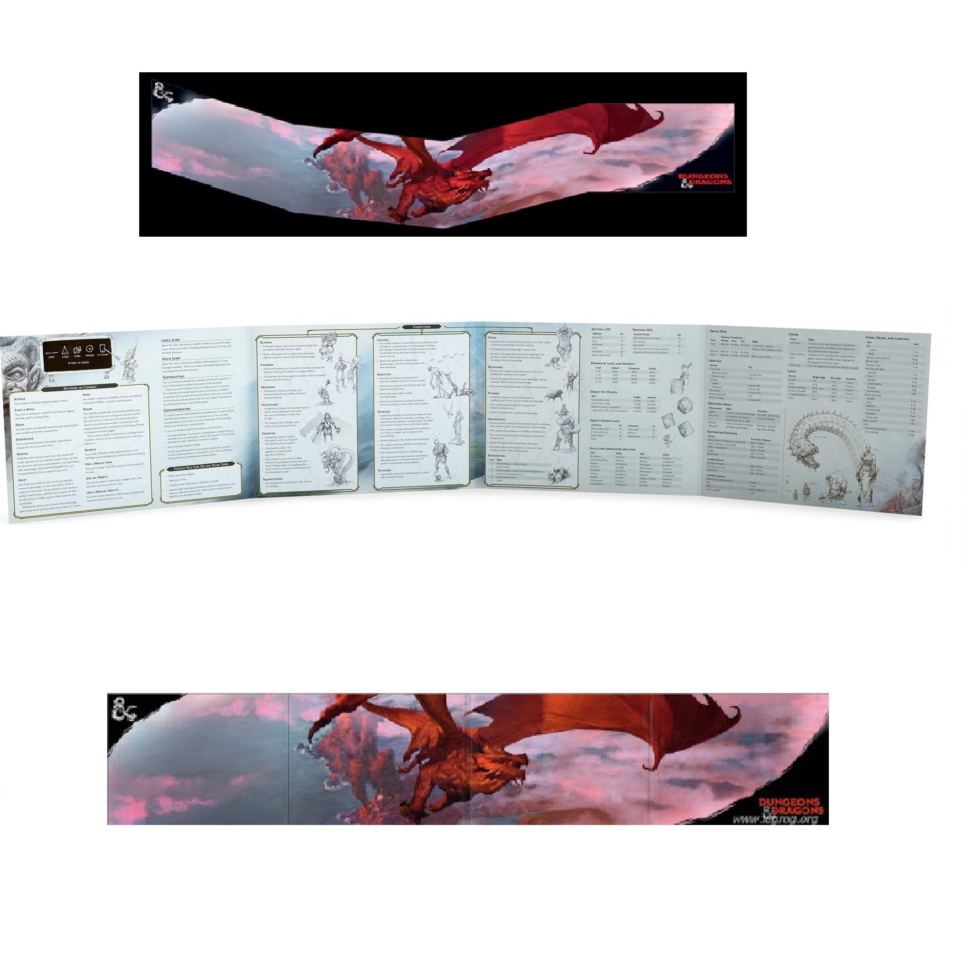 Dungeons and Dragons Dungeons Master´s Screen Reincarnated