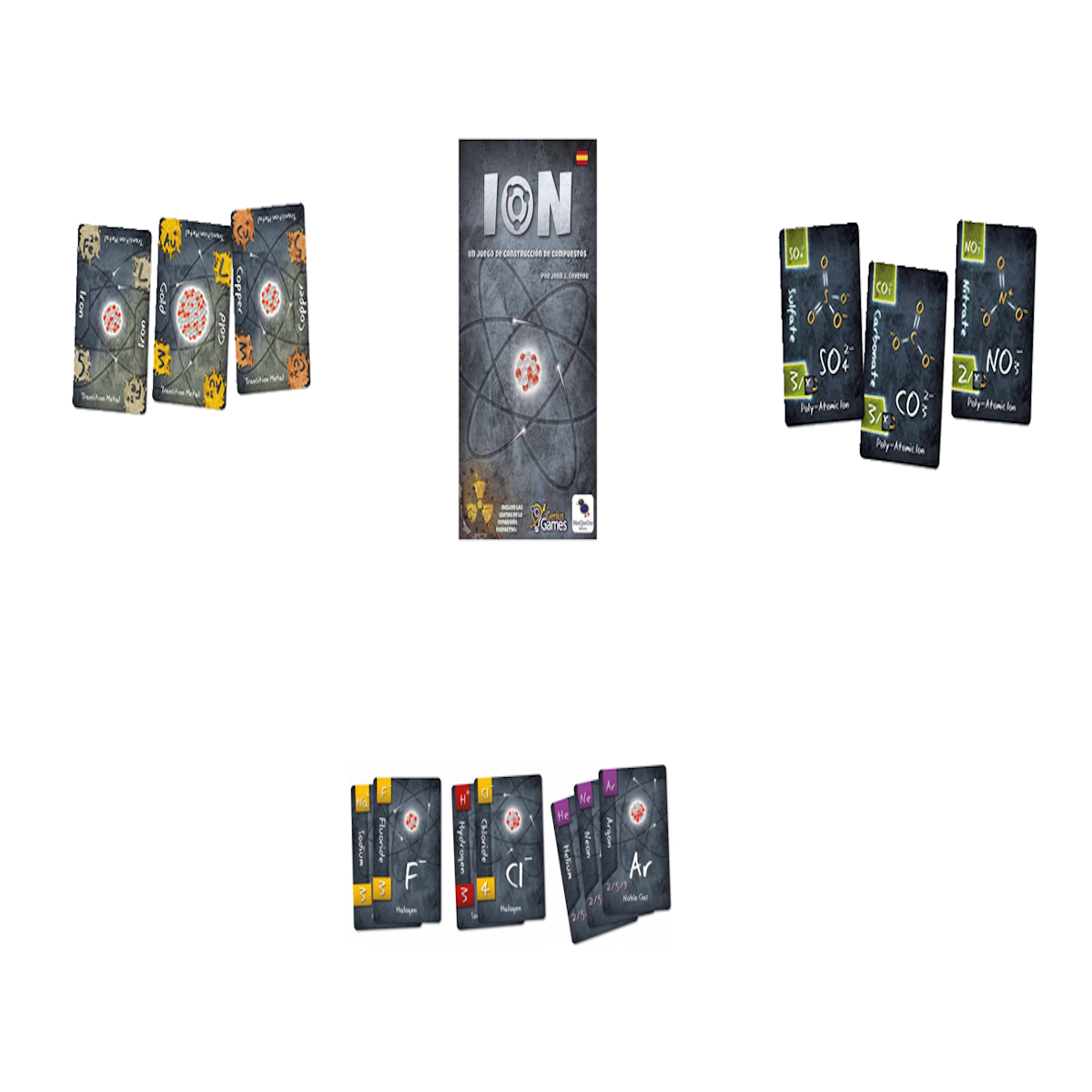 Ion El Juego De Construccion De Compuestos