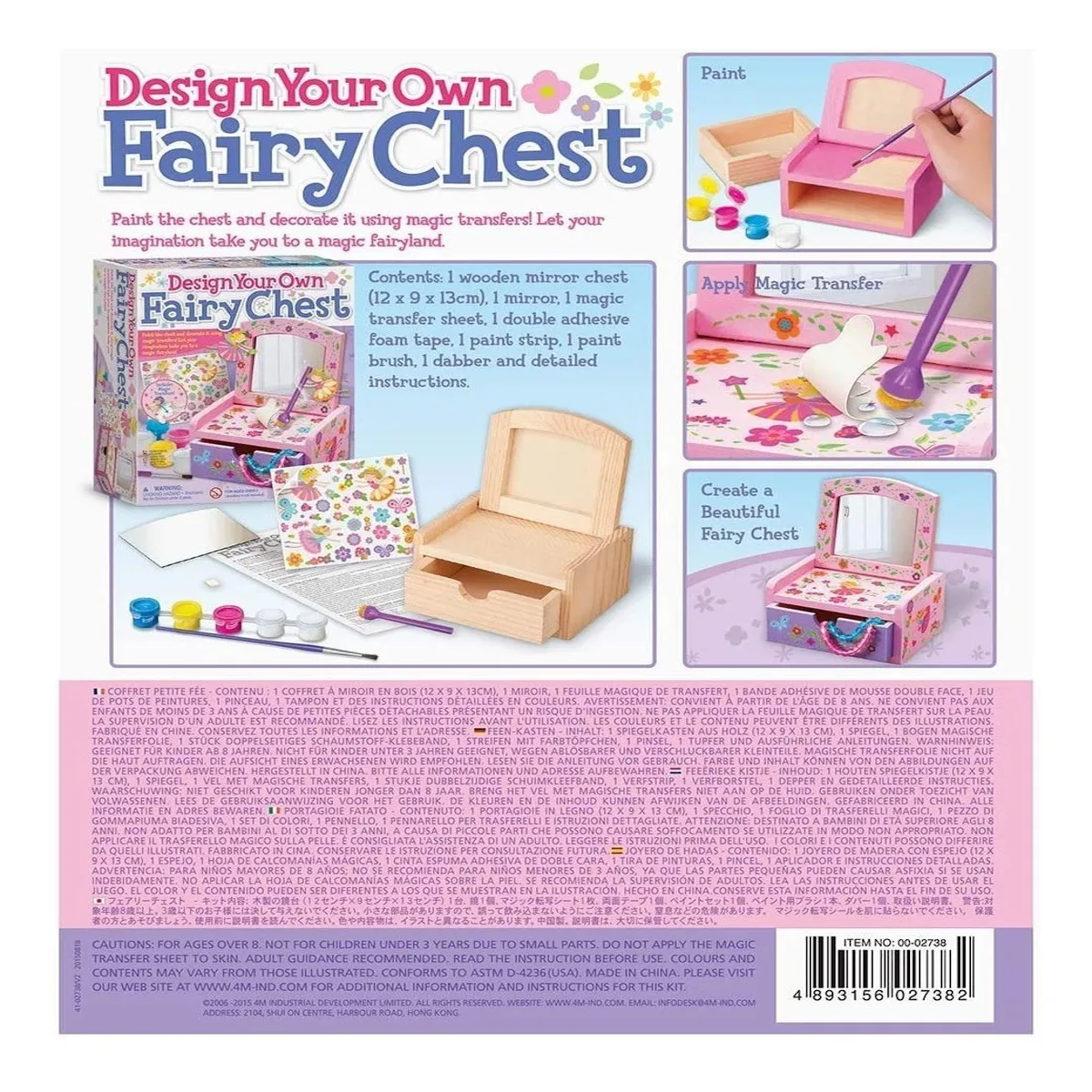 Kit de Manualidades / Crea Tu Joyero Cofre
