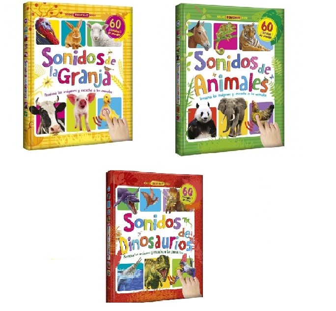 Colección Sonidos Dinosaurios + Sonido Granja + Sonidos Animales