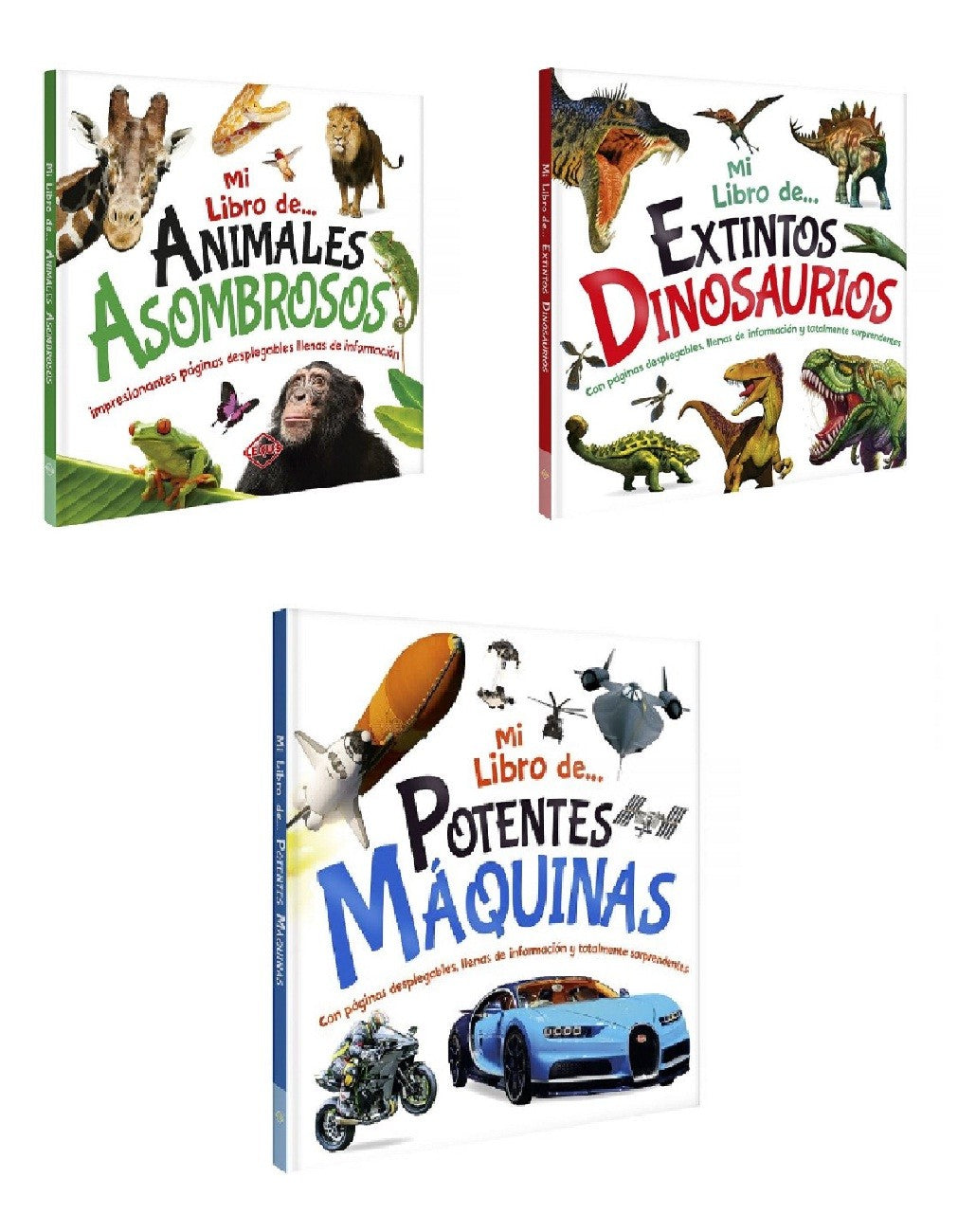 Colección Animales + Dinosaurios + Máquinas